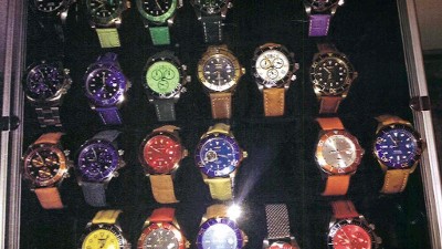 Meegenomen horloges