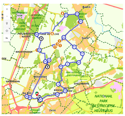 Kaartje ANWB-route 115802