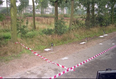 Plaats delict Loonderweg Dommelen 1989