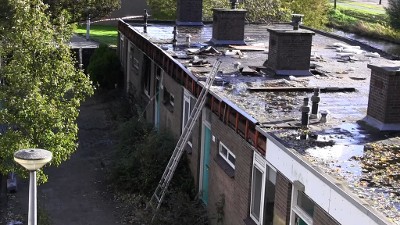 Woningbrand Elisabeth Boddaertstraat