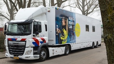 mobiel media lab, mml, Foto: Korpsmedia politie