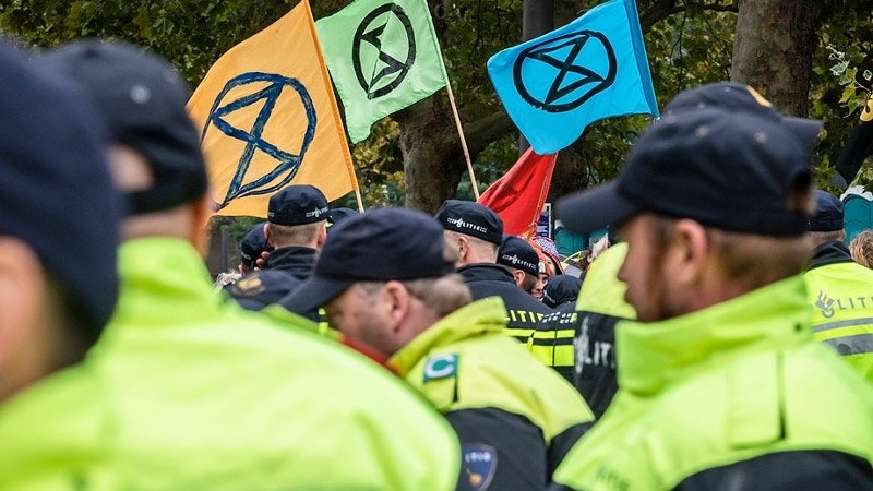 demonstraties, Foto: Korpsmedia politie